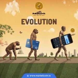 Visualize the captivating evolution of currency through the ages, from early primitive forms of exchange to modern digital assets.